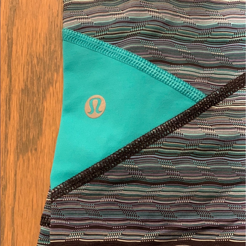 Lululemon crop leggings pockets and zipper